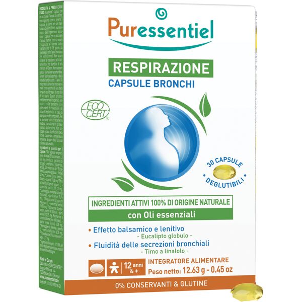 puressentiel capsule bronchi respirazione 30 capsule