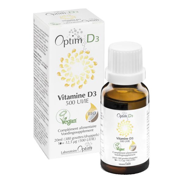 bionoto sprl optim d3 vitamina vegetale 500ui gocce 20 ml