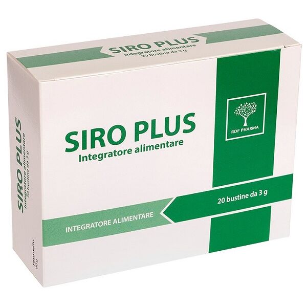 rdf pharma srls siro plus 20 bustine da 3 g