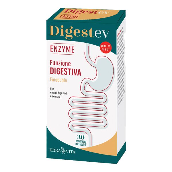 erba vita digest ev enzyme 30 compresse