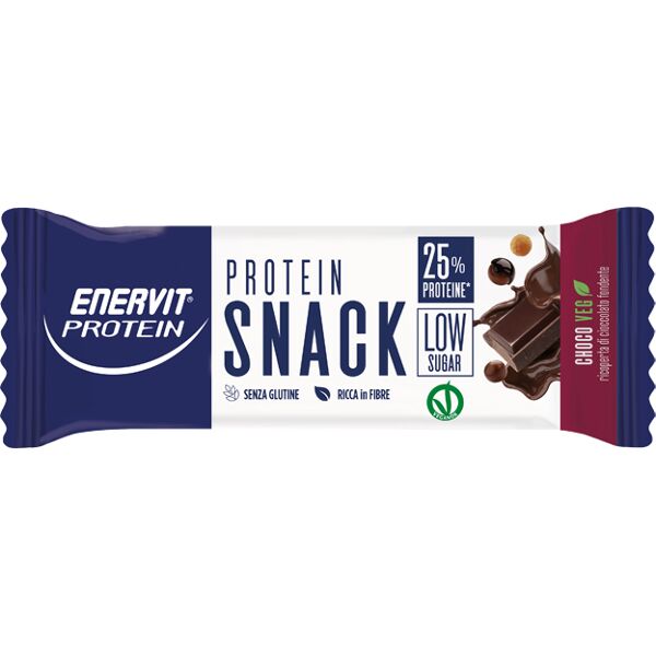 enervit protein snack choco veg low sugar 33 g x 25 pezzi