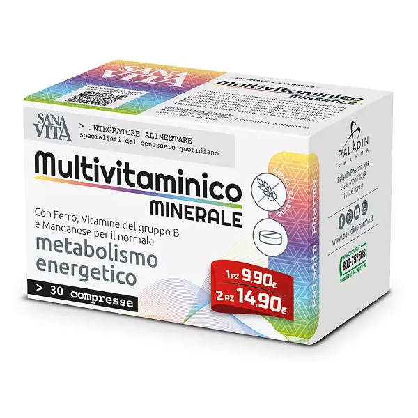 sana vita sanavita multivitaminico 30 compresse