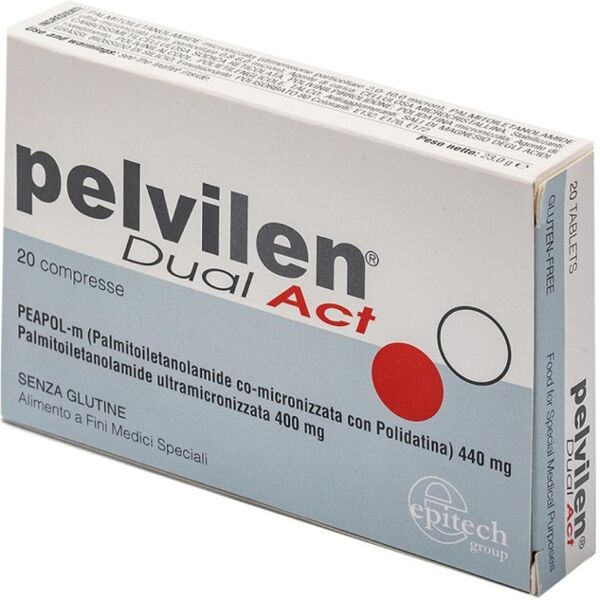 pelvilen dual act integratore dolore pelvico 20 compresse