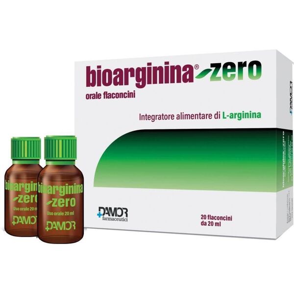 farmaceutici damor bioarginina zero 20 flaconcini 20 ml