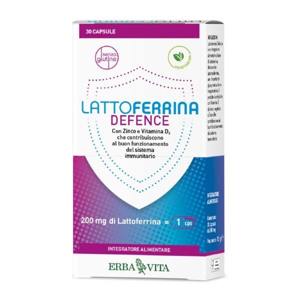 erba vita erbavita lattoferrina defence 30 capsule