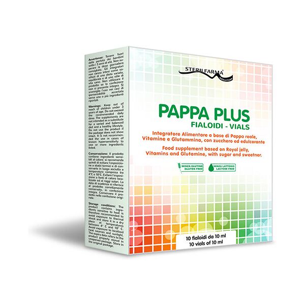 sterilfarma srl pappa plus 10 fialoidi da 10 ml