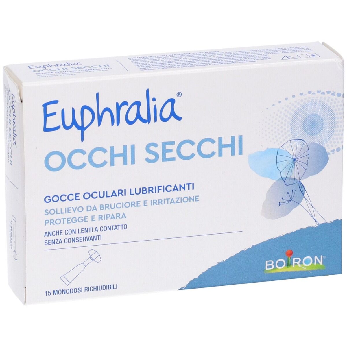 euphralia occhi secchi monodose gocce oculari lubrificanti 15 monodosi