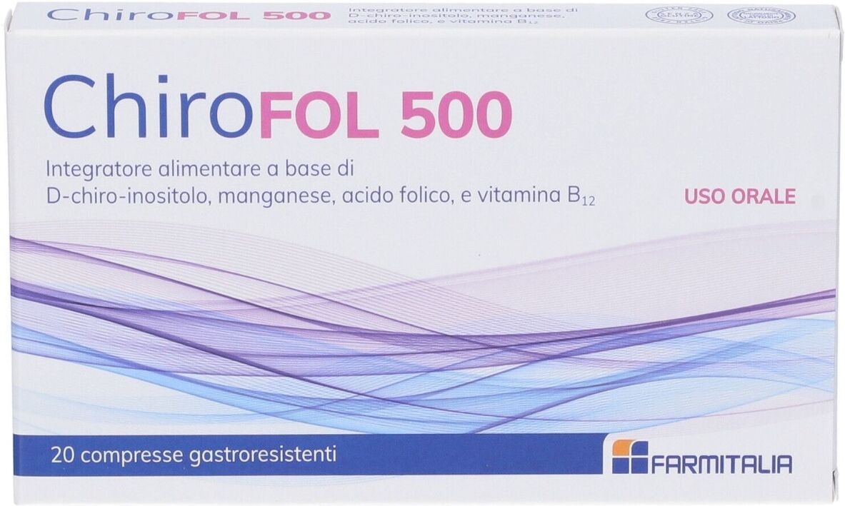 chirofol 500 integratore fertilità 20 compresse