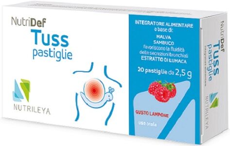 nutridef tuss 20 pastiglie lampone