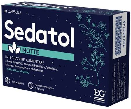 sedatol notte integratore per il sonno e jet lag 30 capsule