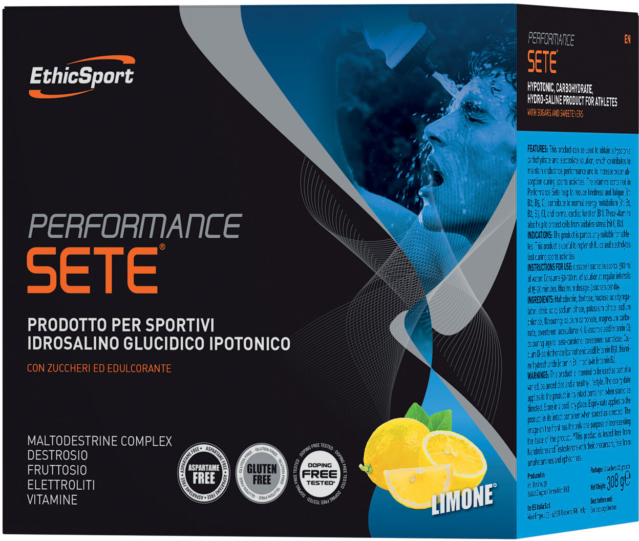 es ethicsport performance sete limone 14 bustine