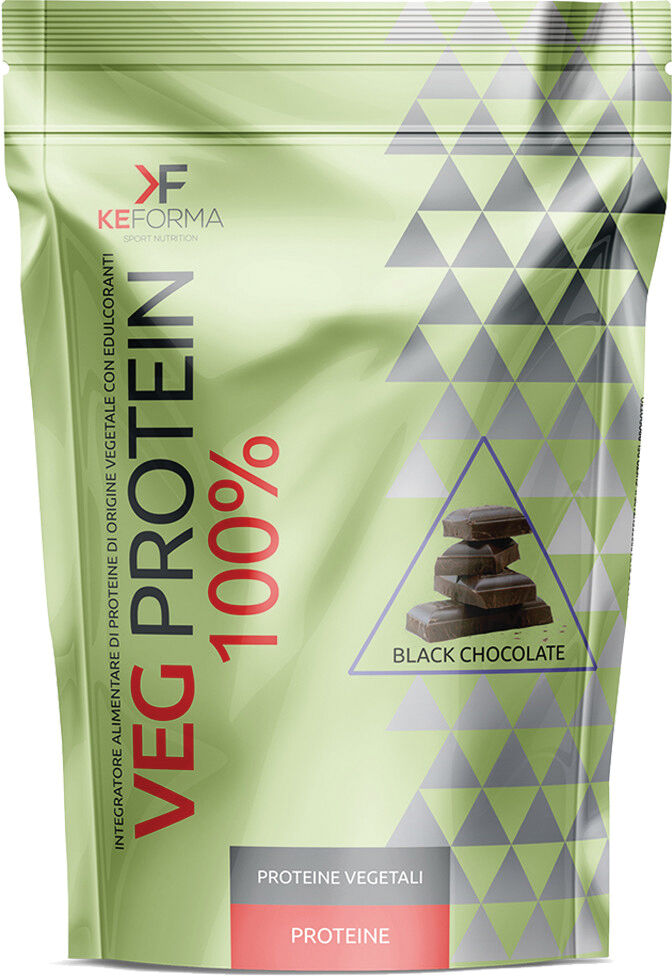 aqua viva srl veg protein 100% black chocolate busta 900 g