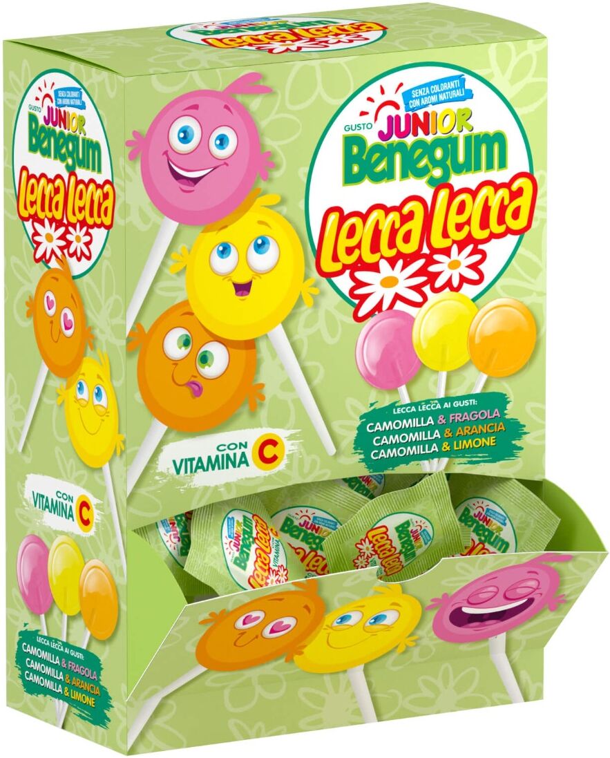 benegum junior lecca lecca vitamina c 1 pezzo