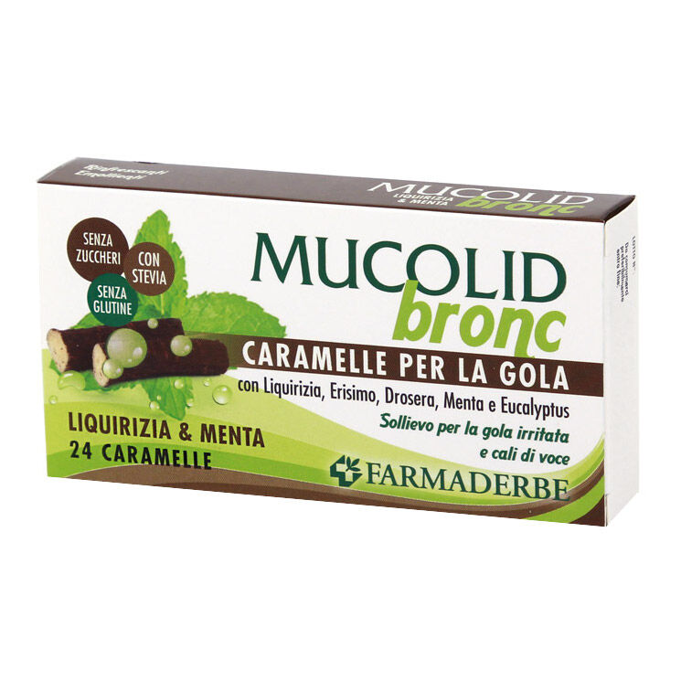 farmaderbe mucolid bronc menta liquirizia caramelle 70 g