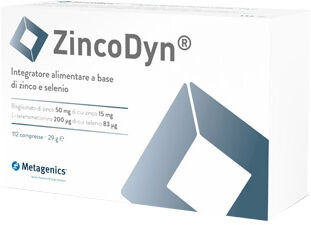 metagenics zincodyn 112 compresse integratore di zinco per il sistema immunitario e la salute della pelle