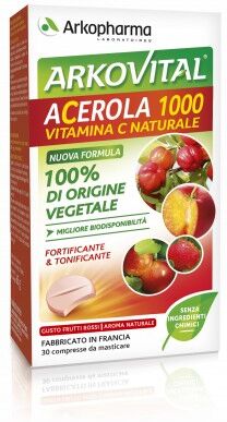 ARKOFARM ACEROLA 1000 Acerola 30cpr mastic