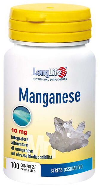 LONG LIFE Longlife manganese 10mg100cpr