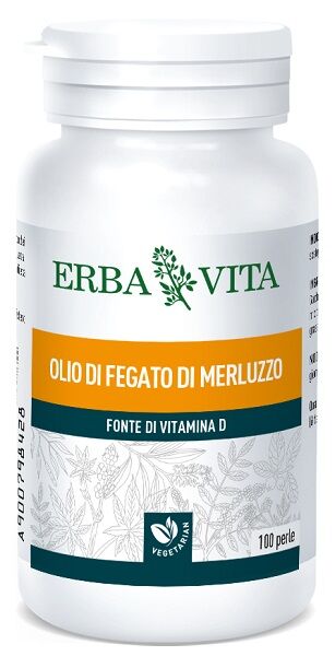 Erba Vita Olio feg.merluzzo 100 perleebv