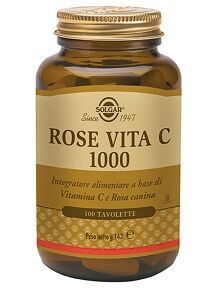 SOLGAR rose vita c 1000 integratore alimentare 100 tavolette