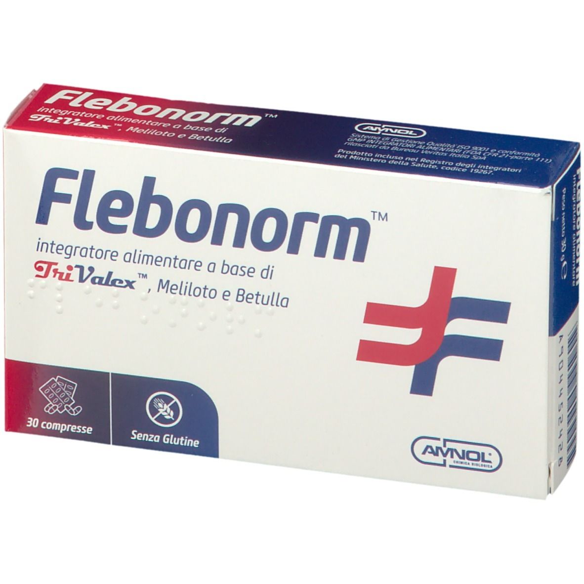 AMNOL Flebonorm Integratore Microcircolo a base di Diosmina 30 Compresse