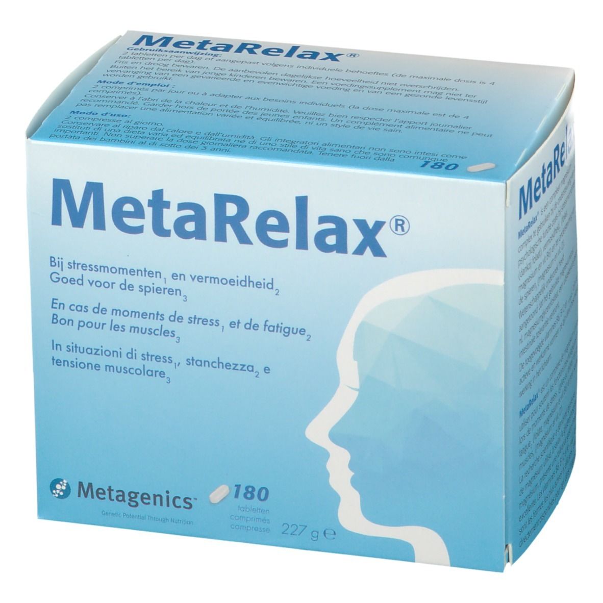 METAGENICS MetaRelax Integratore 180 Compresse