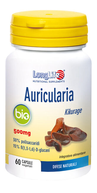 LONG LIFE Longlife auricularia bio 60cps