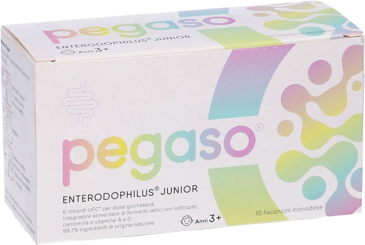 pegaso Enterodophilus Junior Equilibrio Intestino Iperattivo 10 Flaconcini 7 ml