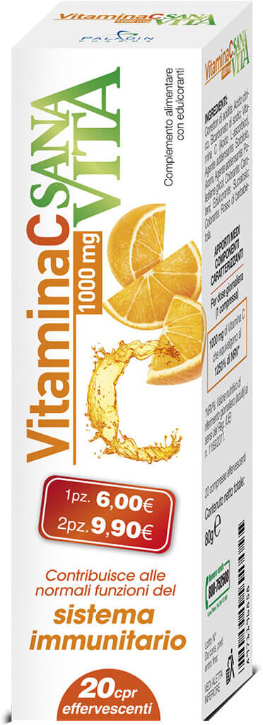 SANA VITA Sanavita Vitamina C Integratore 20 Compresse Effervescenti