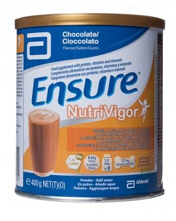 ENSURE nutrivigor cioccolato 400g barattolo in polvere