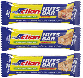 ProAction nuts bar frutta 30g