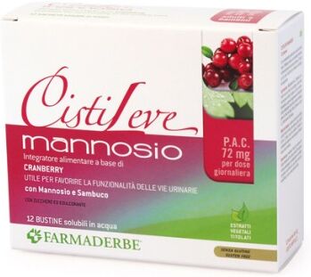 FARMADERBE Cistileve mannosio 12bust fdr