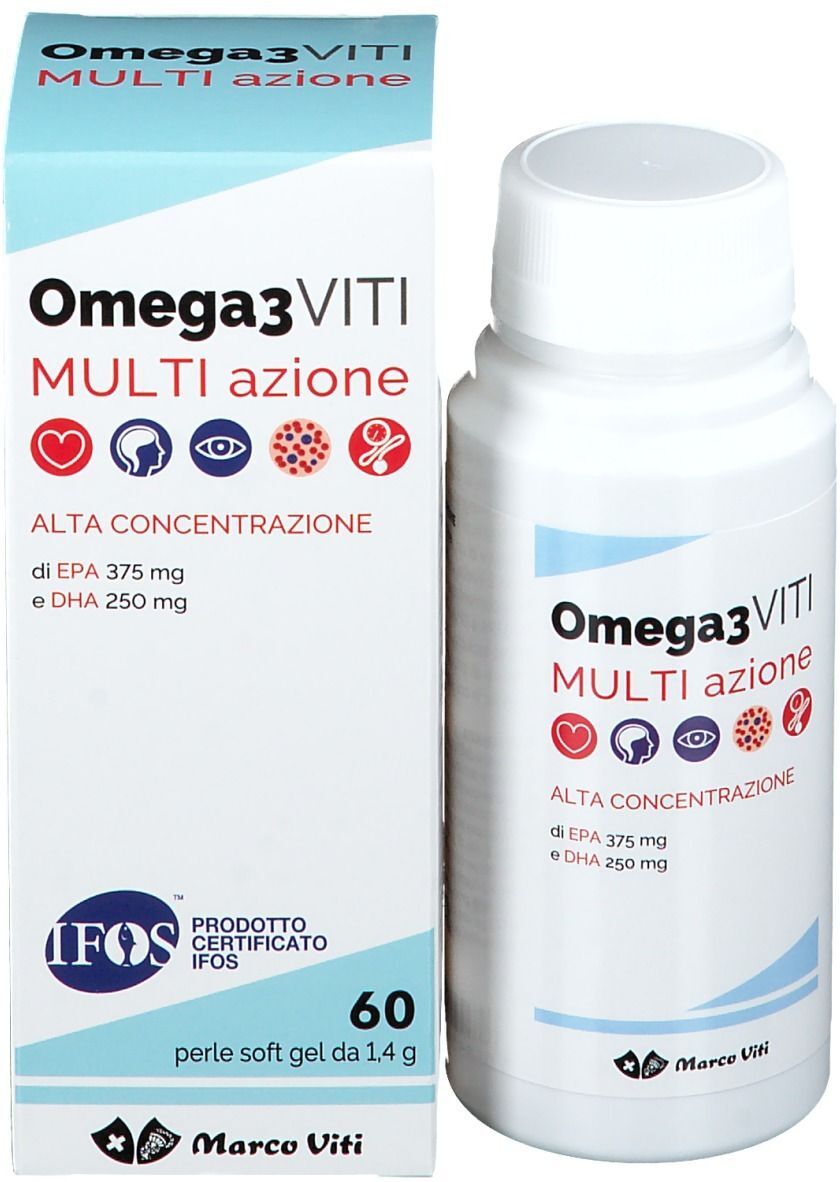 MARCO VITI Omega 3 Viti Cardio Integratore Circolazione 60 Perle