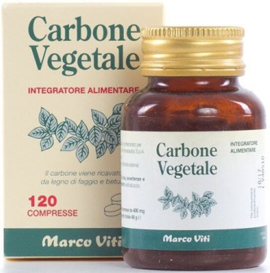 MARCO VITI Carbone Vegetale Integratore 120 Compresse