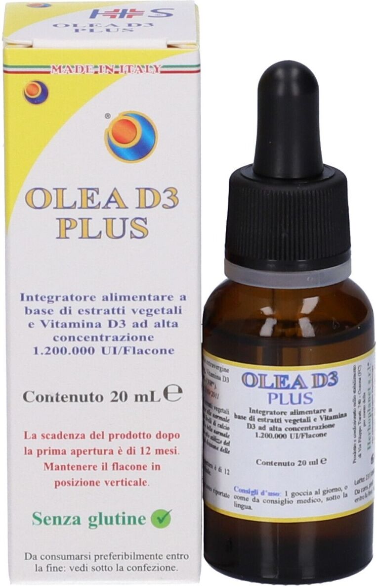 herboplanet Olea d3 plus gocce 20ml