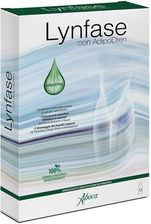 LYNFASE Fitomagra Concentrato Fluido Integratore Drenante 12 Flaconcini