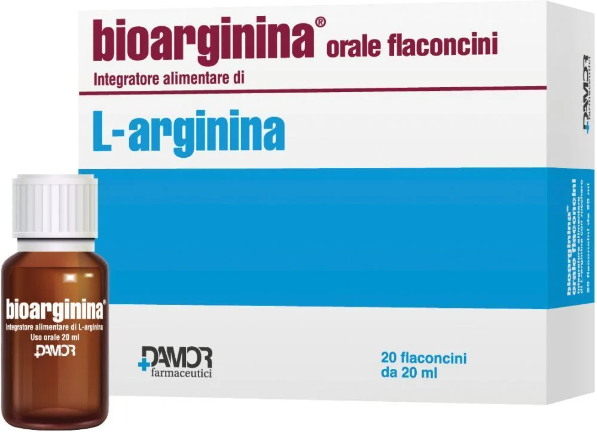 FARMACEUTICI DAMOR SpA Bioarginina Orale 20 Flaconcini 20 ml