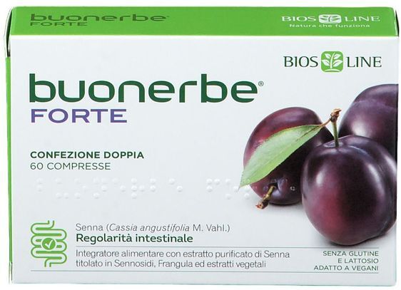 BIOS LINE Buonerbe Forte Integratore Intestinale 60 Compresse