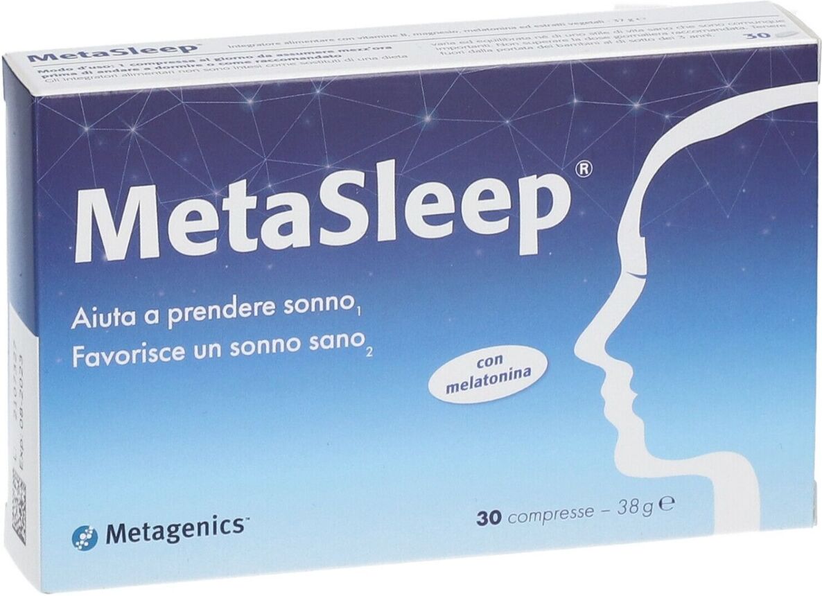 METAGENICS Metasleep Integratore Per il Sonno 30 Capsule