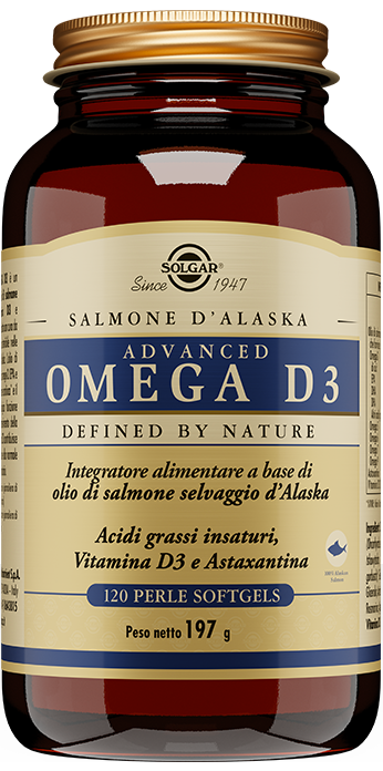 SOLGAR Advanced omega d3 120 perle softgel