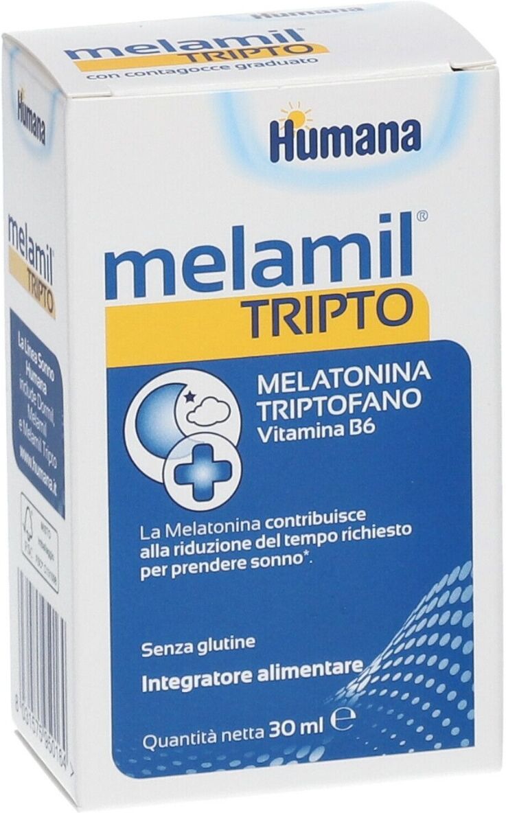 HUMANA MelaMil Tripto Gocce Integratore per il Sonno 30 ml