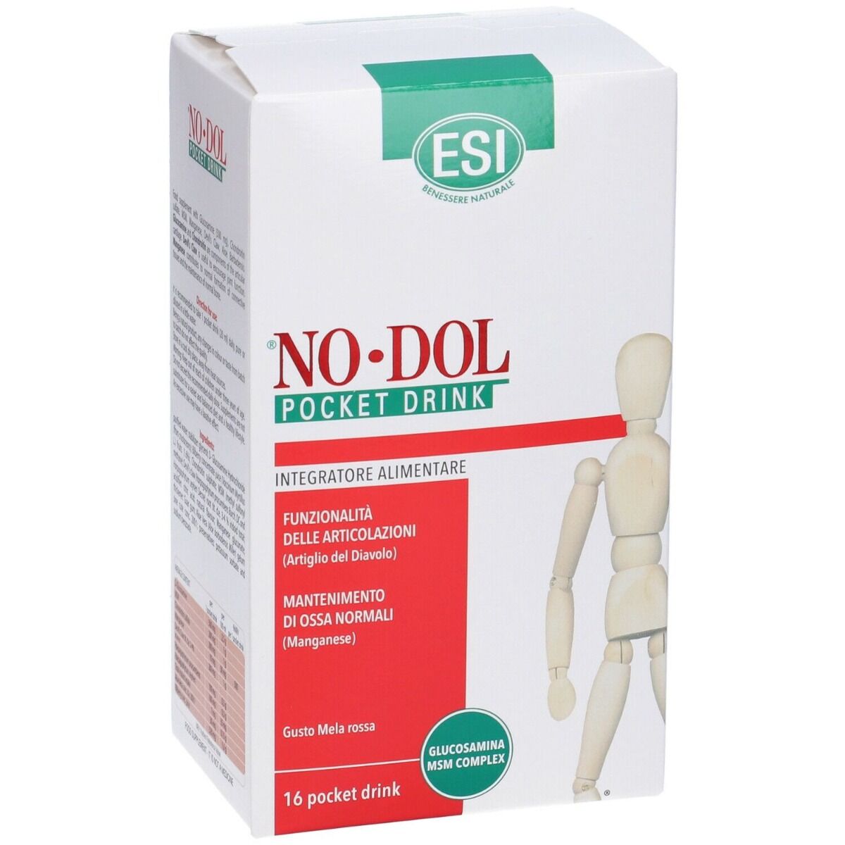 ESI No Dol Integratore Antinfiammatorio 16 Pocket Drink 20 ml