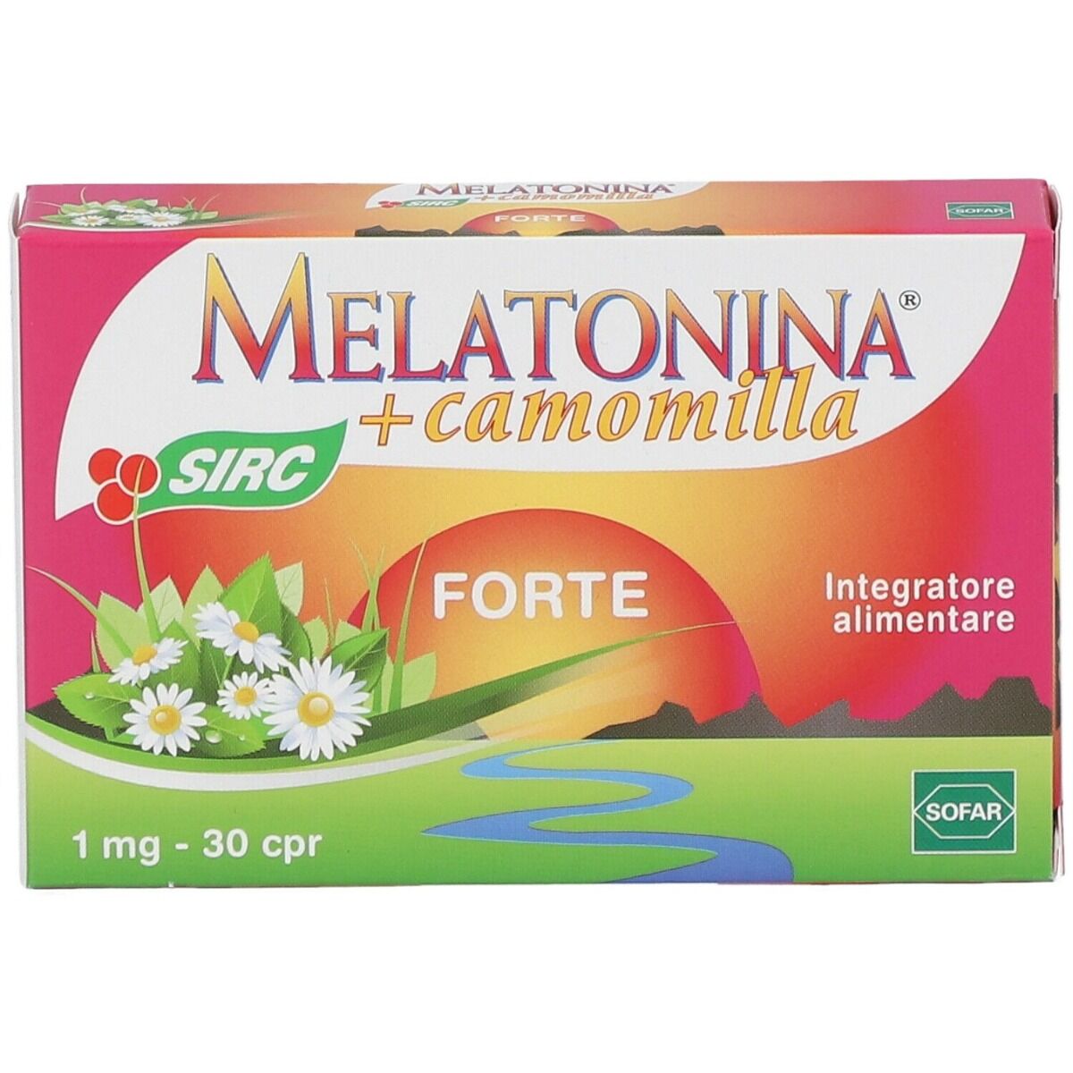 Sofar Melatonina Forte + Camomilla Integratore Sonno 30 Compresse