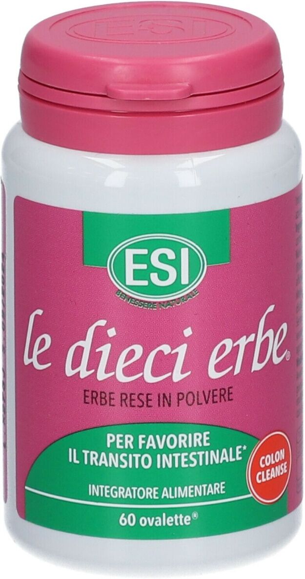 ESI Le Dieci Erbe Colon Cleanse Integratore Intestinale 60 Ovalette