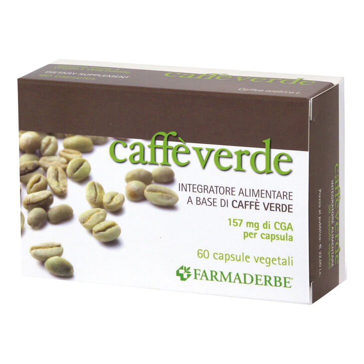 FARMADERBE Caffe' verde 60 capsule 28,8 g