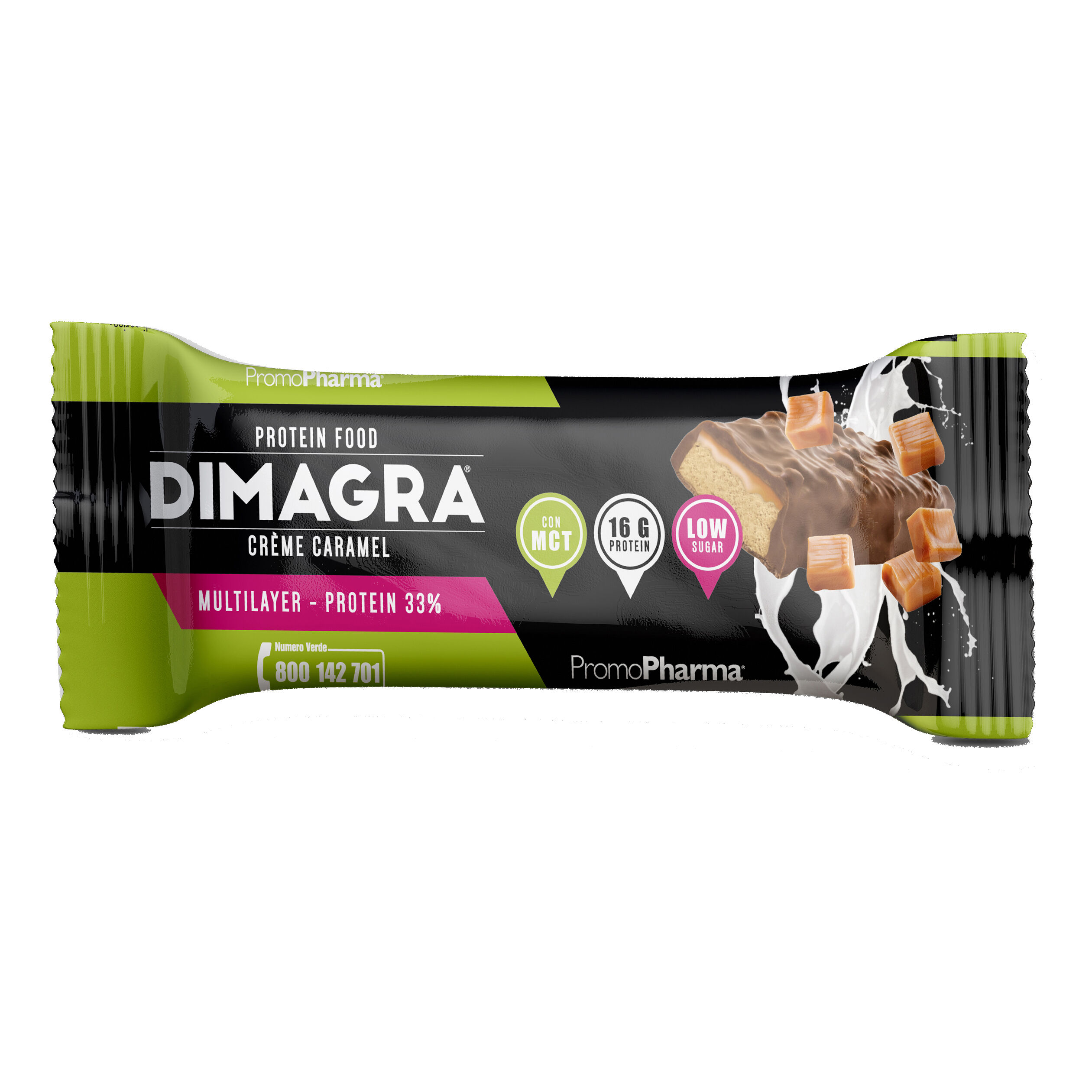 PROMOPHARMA Dimagra protein barretta 33% cream caramel 50 g