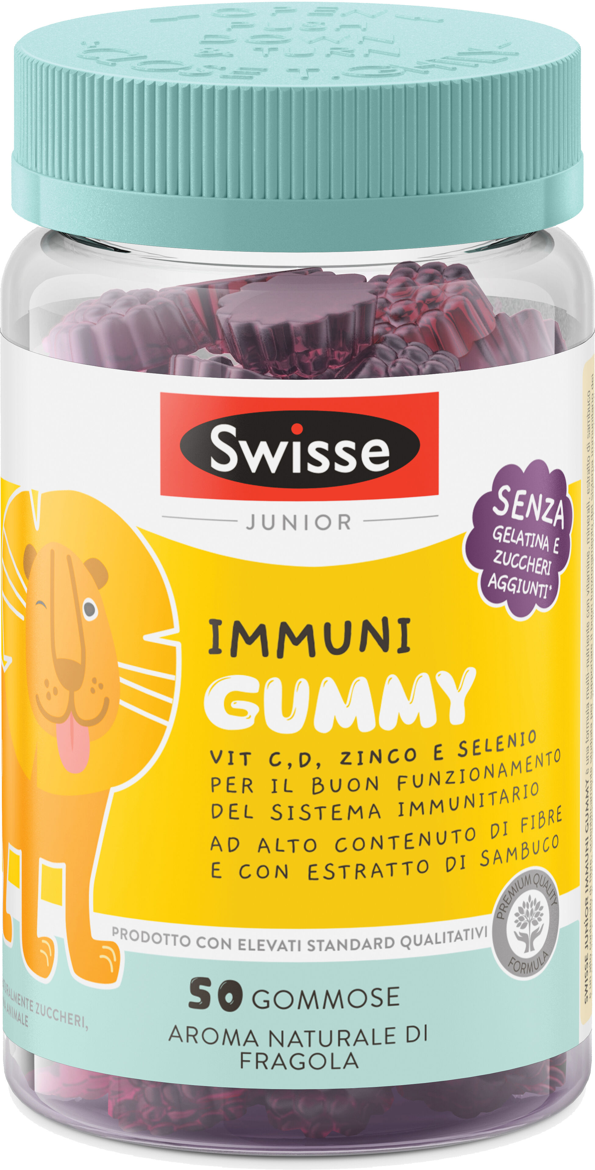 SWISSE junior immuni gummy 50 pastiglie gommose