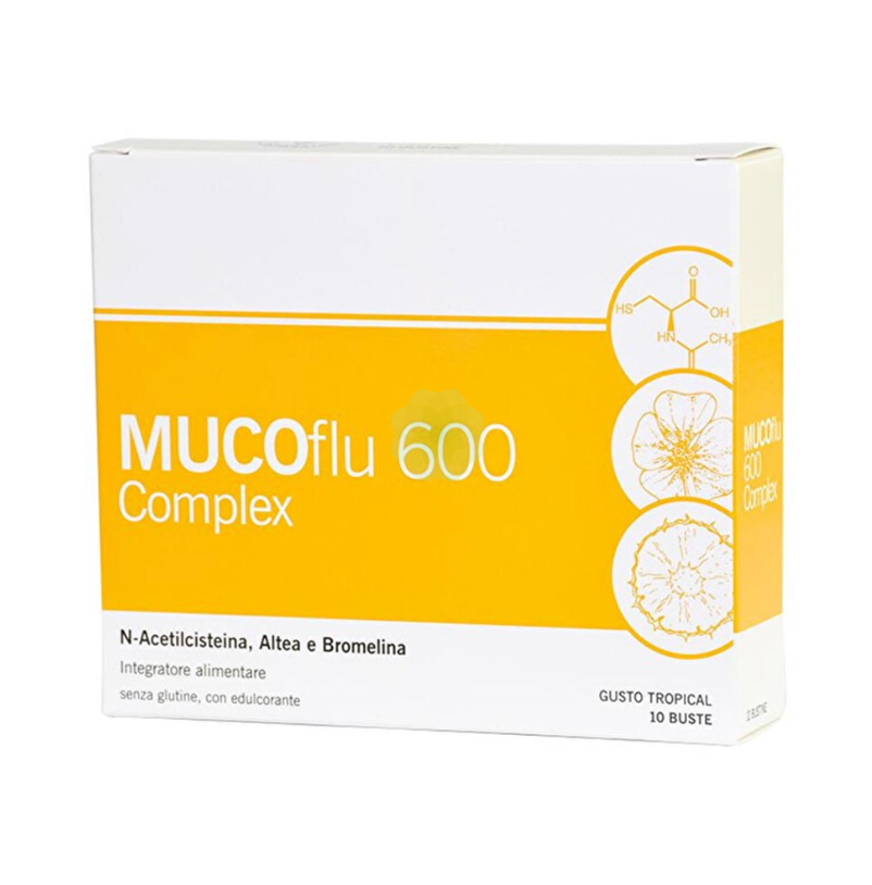 UNIFARCO Mucoflu 600 complex 10 bustine
