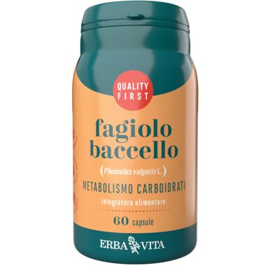 Erba Vita Fagiolo Baccello - Supporta il metabolismo dei carboidrati - 60 capsule Erba Vita Fagiolo Baccello - Supporta il metabolismo dei carboidrati - 60 capsule