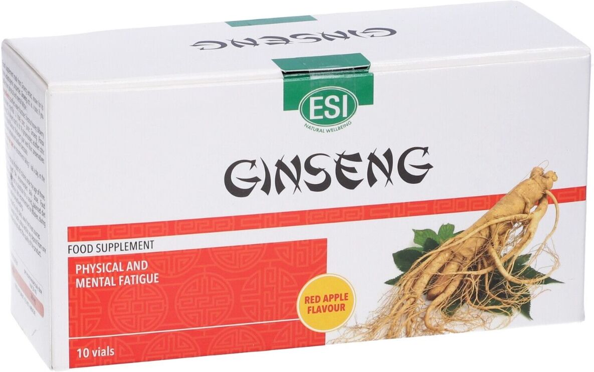 ESI Ginseng Integratore per la Stanchezza 10 Flaconcini 30 ml