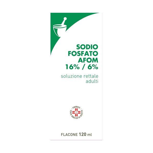 aeffe farmaceutici srl sodio fosfato afom 16% / 6% soluzione rettale